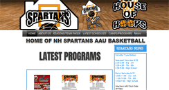 Desktop Screenshot of nhspartans.com
